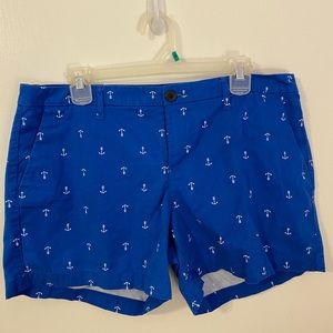 NWOT blue anchor shorts !